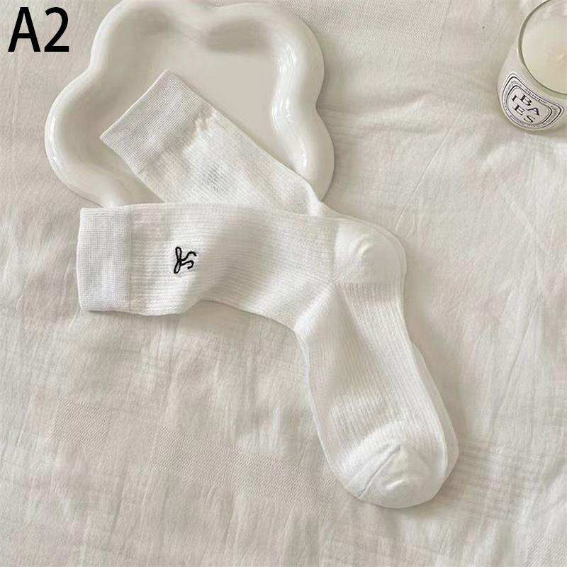 

Японские длинные носки с вырезом для женщин и девочек, милые кружевные носки с бантом, повседневные свободные носки для улицы, летние тонкие чулки средней длины as the picture