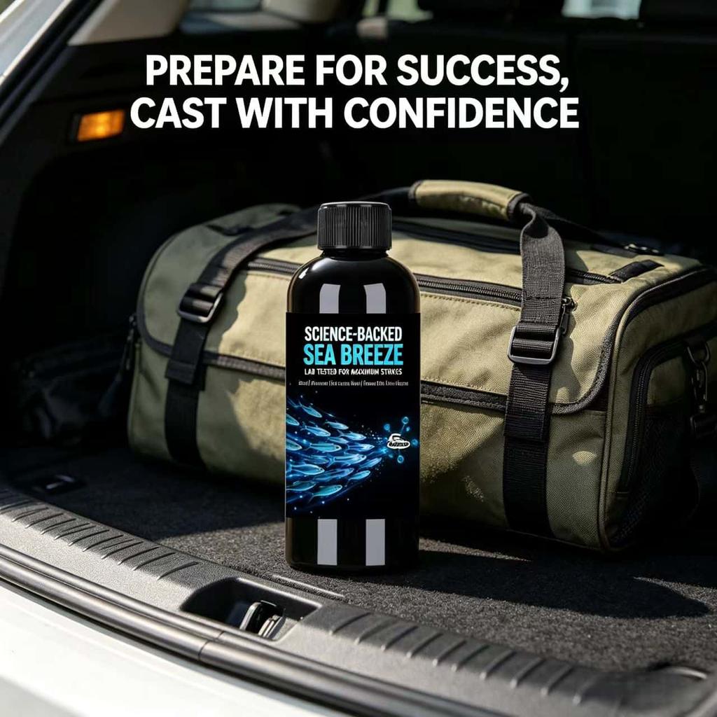 2026 New Sea Breeze Fish Attractant 60ml - Science-Backed Fishing Scent Lure Additive Boosts Strikes in Saltwater & Freshwater