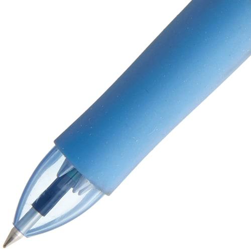 Pilot Ballpoint Pen Frixion Ball 4 0.5mm Extra Fine 4 Colors (Black, Red, Blue, Green) Light Blue (LKFB-80EF-LB)