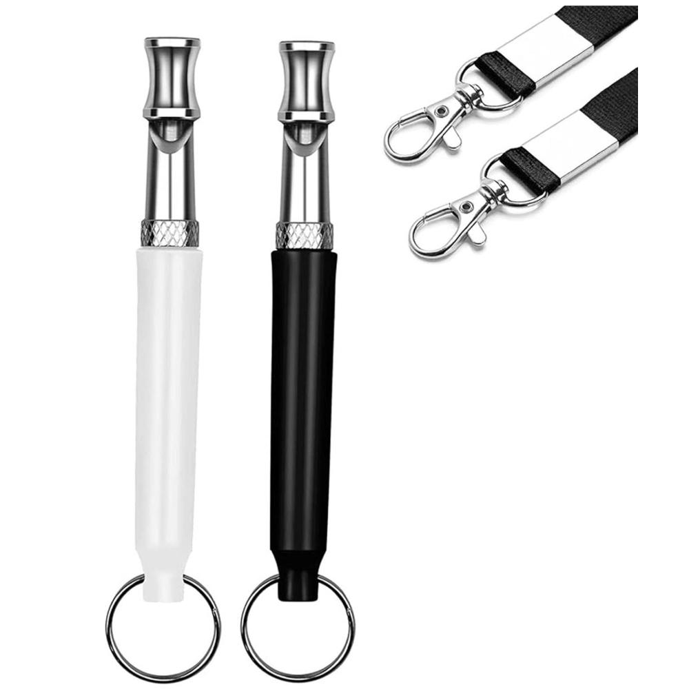 PILONG Dog Whistle, 2023 New 2PCS Ultrasonic Dog Whistle To Stop Barking Neighbors Dog, Professional Adjustable Silent Dog Whistle Training Tools for
