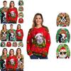 Luxuriously Soft Women Christmas Sweater Santa Claus Cat Dog Xmas Jumper Top