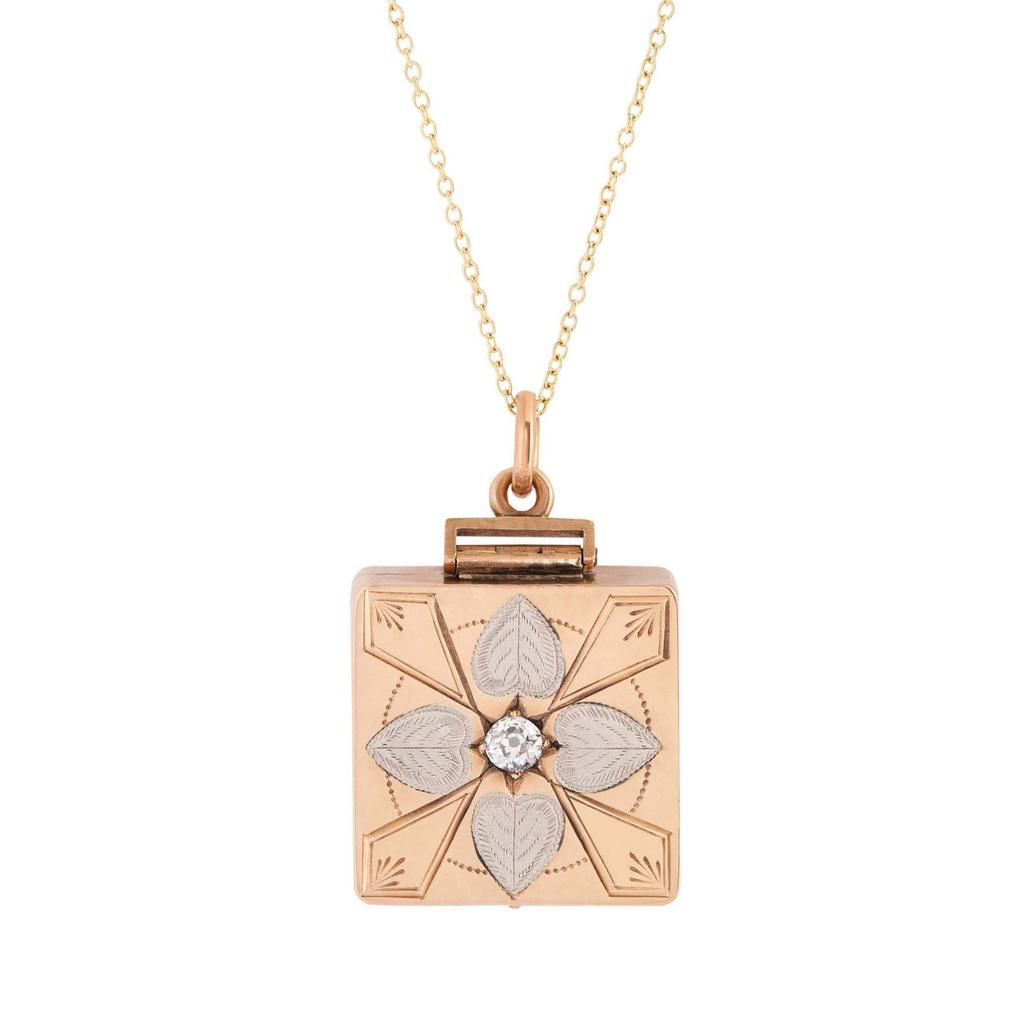 Personalized Necklace Open And Close Moon Zircon Photo Album Pendant Necklace Collarbone Chain Electroplated Gold Color Retention