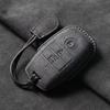 Leather Car Key Case For KIA Sportage Cerato Optima K2 K3 K4 K5 RIO Picanto Soul Sorento Sedona 3 Button Cover Shell Accessories