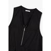 Studio Tomboy Half Zip V Neck sleeVeless Dress  9176241986 