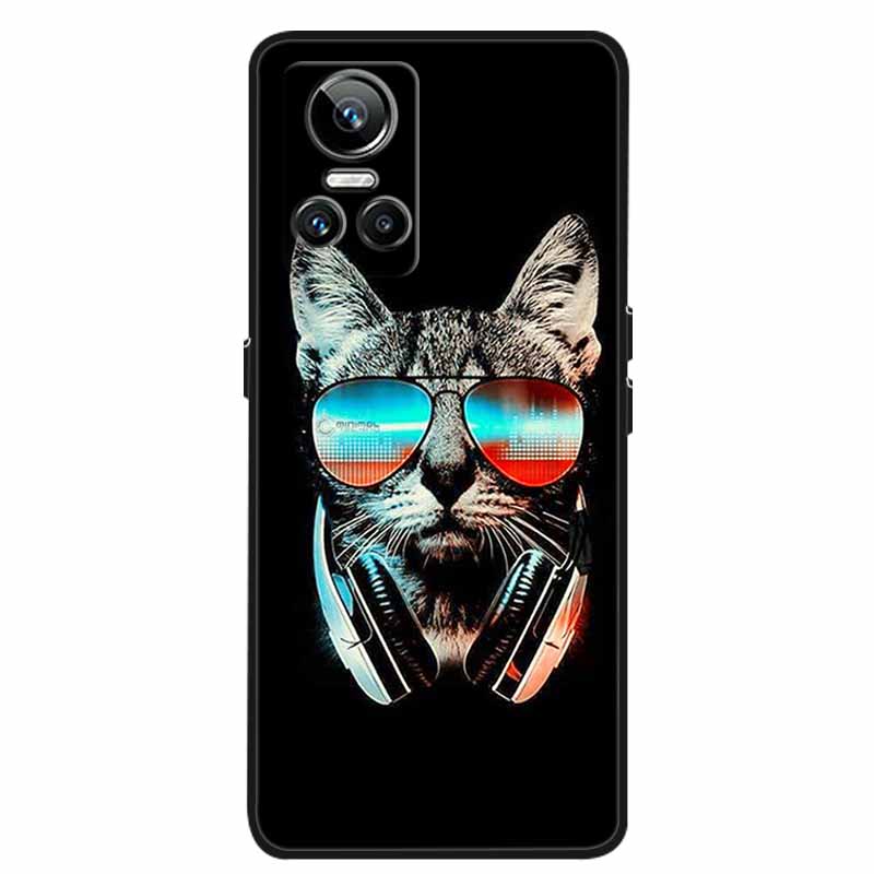 For Realme GT Neo3 5G Case Silicone Soft Wolf Lion Funda Coque for Realme GT Neo 3 Protective Bag GT Neo3 150W Phone Covers Capa