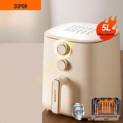 Supor KJ50D827 5L Automatic Steam Air Fryer CN Plug (adapter Included)