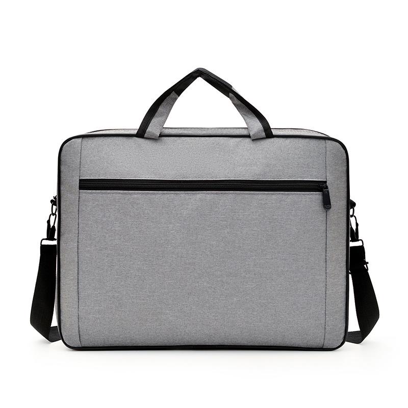Men's Large Capacity Crossbody Business Briefcase with Shoulder Strap for 15.6" Laptops, Customizable Logo