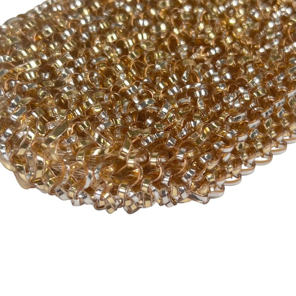 ANTEPRIMA Cosmetics Pouch Pouch wire Champagne Gold Women Used