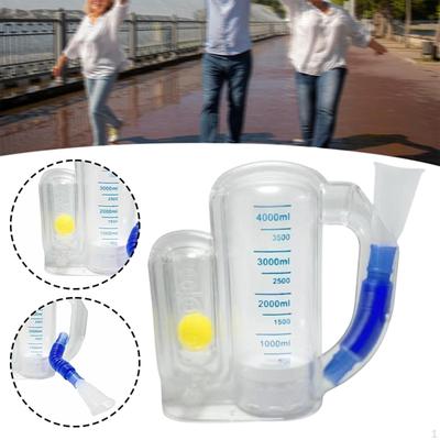Breathing Exercise Device Washable for Children and Adults Lung Respirator