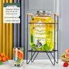 Glass Beverage Dispenser with Tap