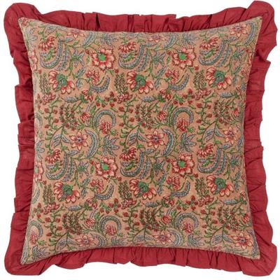 Haven Cotton Velvet Floral Cushion Cover