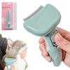 Cat and Dog Pet Brush Removes Shedding Short and Long Small Hairball Hairball Brushing Undercoat Curved Design Fits Body Stylish and Gentle On