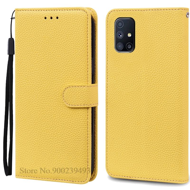 For Samsung M51 Case Soft Silicone Wallet Leather Flip Case For Samsung Galaxy M51 Case M 51 Stand Book Cover Coque Fundas