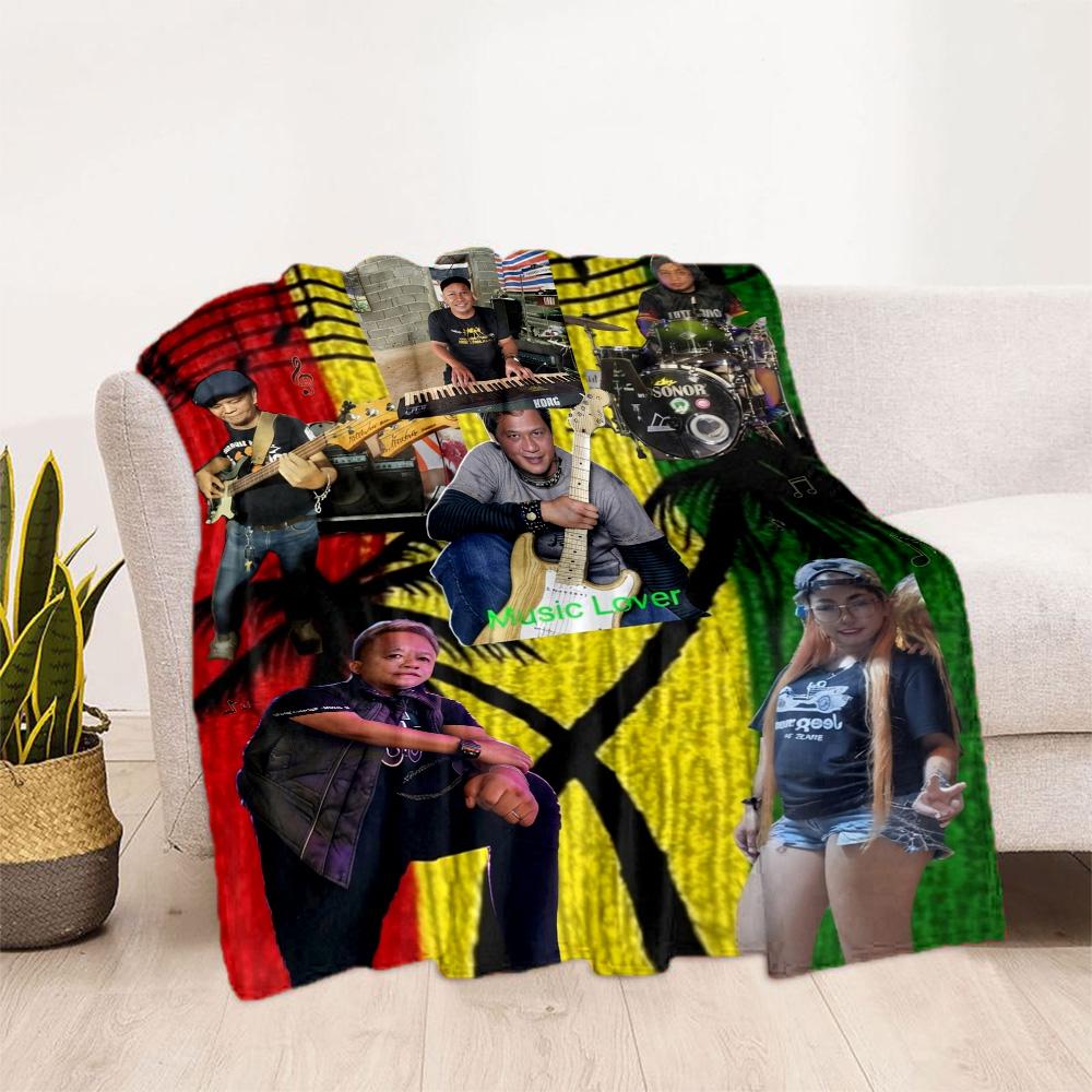 Bob Marley Reggae Legend Blanket Soft Warm Cozy Perfect For Seaside Bed Livingroom For All Seasons Playful Design