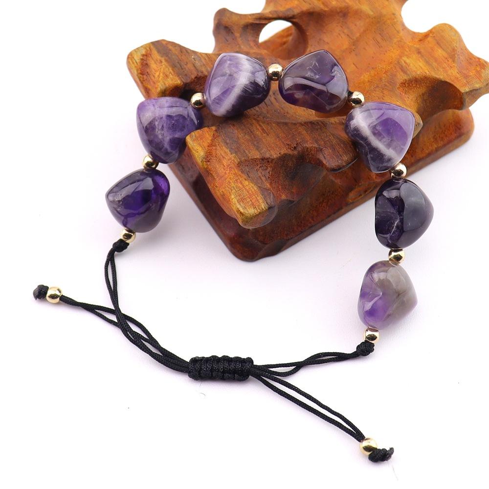 Natural Stone Crystal Colorful Braided Bracelet Chakra Natural Crystal Yoga Love Braided Bracelet B108