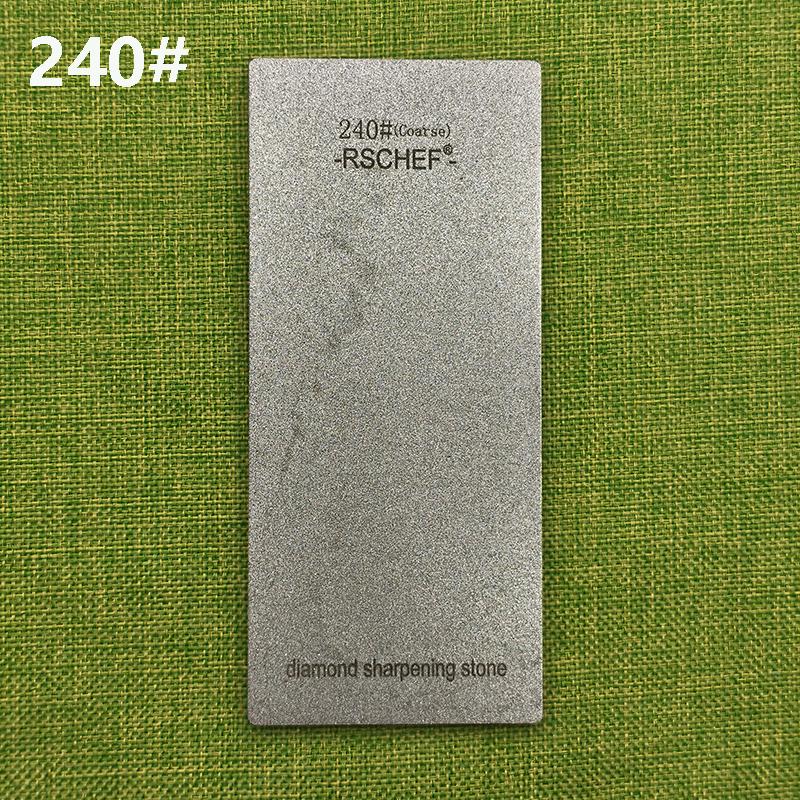 240/400/600/1000 Grit Diamond Sharpening Stones Knife Sharpener Anti-skid Base Kitchen Knife Sharpening Tool Set Flake Plate