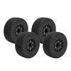 RC Short Course Truck Tires Strong Cushioning 1 10 RC Short Course Truck Wheel with Hex Adapter for ARRMA Black