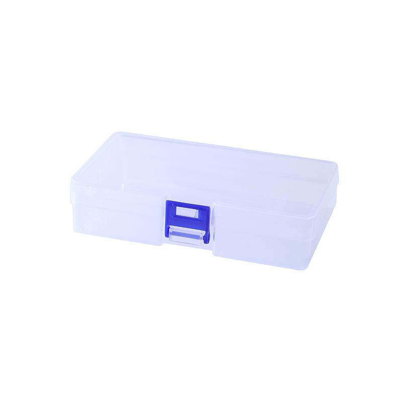 Pp Empty Box Lock Sample Display Covered Plastic Box Jewelry Bead Finishing Storage Fishing Gear Stationery Storage Box