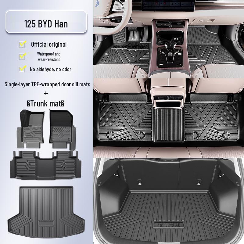 2025 BYD Han EV DMi Full-Coverage TPE Floor Mats