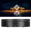 2‑4KG Load Bearing 3 Gears Two Way Rotating Turntable Display Stand for Jewelry Phone Black