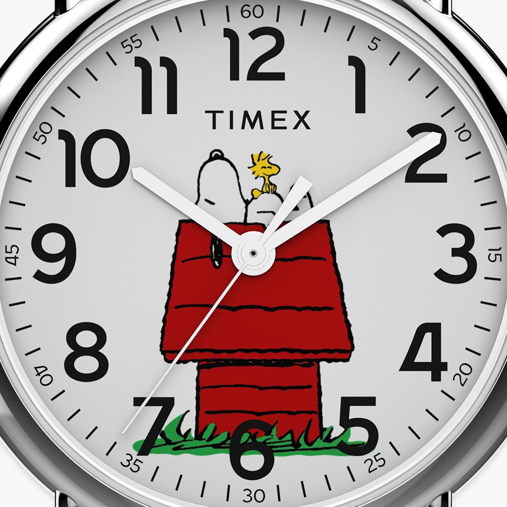 TIMEX Peanuts Weekender Snoopy Woodstock NATO Strap Watch 38mm TW2Y31200