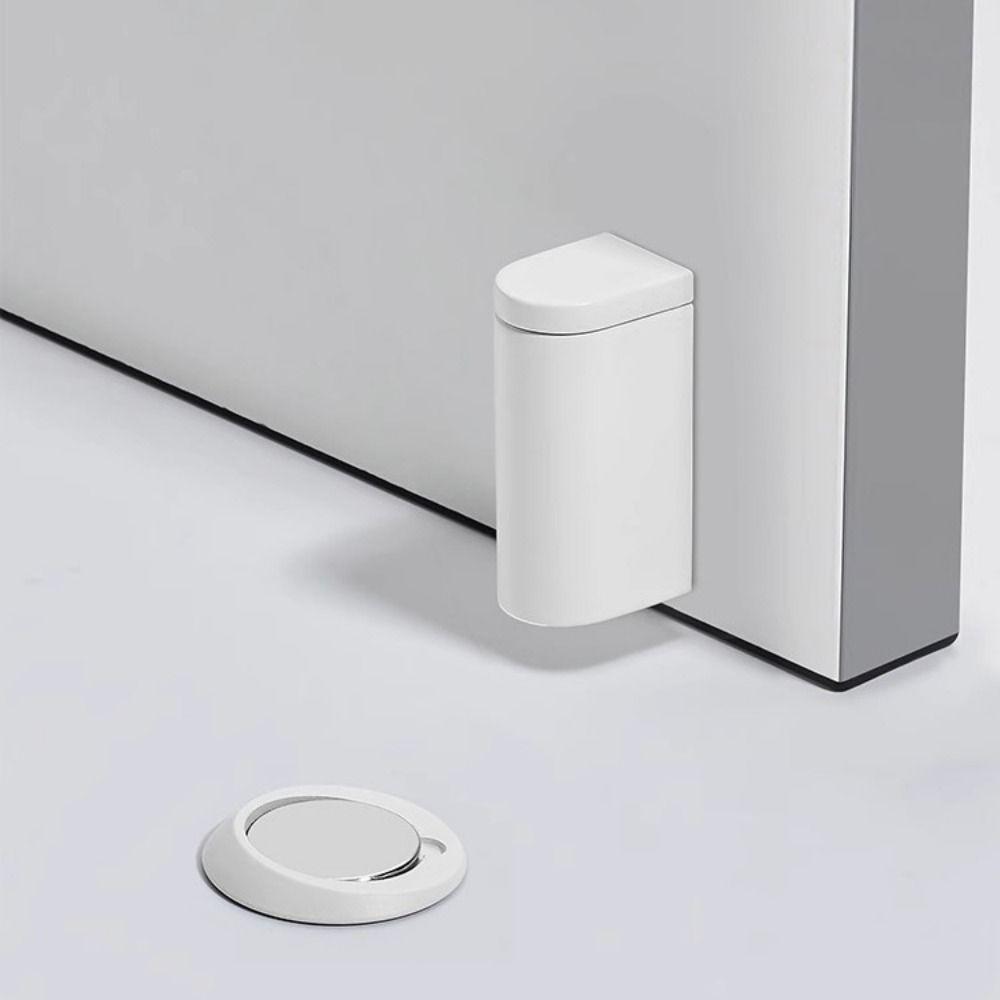 Non-punch Sticker Windproof Door Suction Heavy Duty Magnetic Door Stopper  Kid Protection