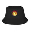 CHEUnisexG Fireball Bucket Hats Panama For Unisex Women Bob Hats Hip Hop FisherUnisex Hats Summer Beach Fishing Unisex Caps