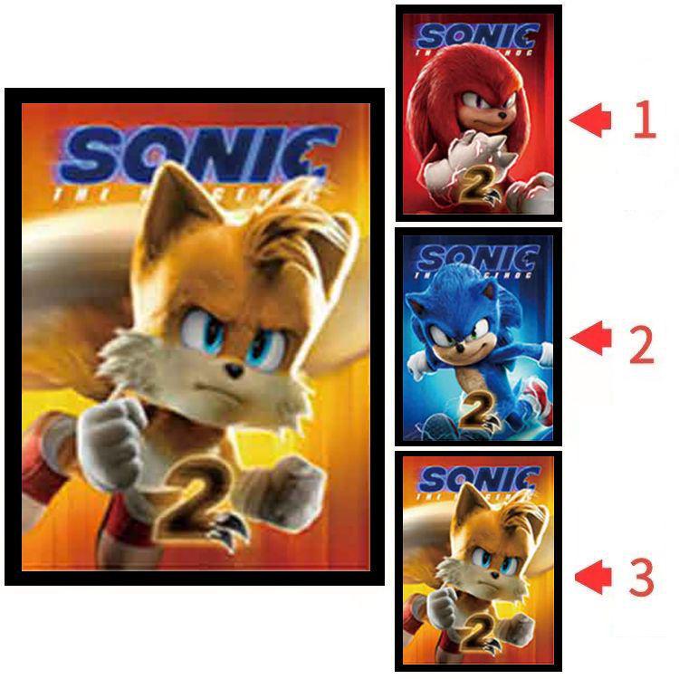 Hello Kitty & One Piece 3D Lentikulärt Pokemon-affisch