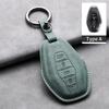 Leather Car Key Case Cover Shell for Chery Jetour DASHING X-1 Plus DTC 2022 2023 2024 X70 PLUS Coupe X90 PLUS X70S X95 Keychain