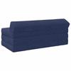 Folding Sofa Bed Blue 120 x 60 x 49 cm Fabric