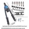 110pcs Manual Rivet Nut Tool Set, M3-M12 Threaded Nut Riveter