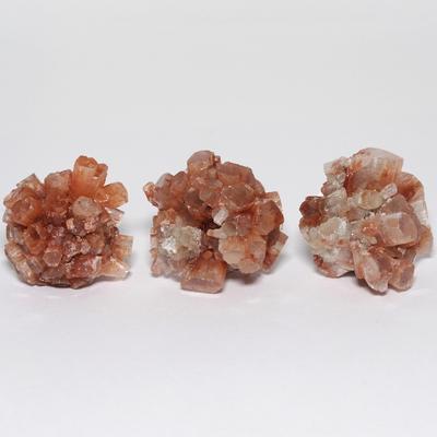 Stone Natural Mineral Aragonite from Morocco Crystal 3 Pieces [N2 Natural] (Aragonite) - Tazouta, / (Raw Stone [approx. 75g])