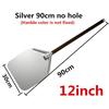 58 56 66 Cm Aluminum Pizza Peel Shovel with Wooden Handle Cake Shovel Baking Tools Cheese Cutter Peels Lifter Tool Pizza Shovel