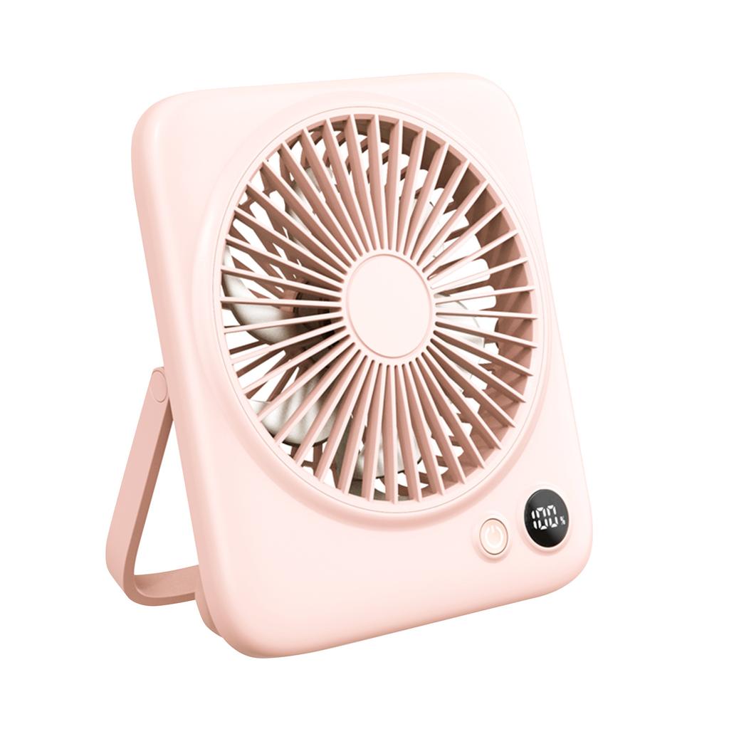 Desk Fan, Personal Fan Small Portable Table Fan And 4 Speeds, Strong Wind Personal Fan,Can Be Used As A Power Bank,Travel Indoor Outdoor Women Kids