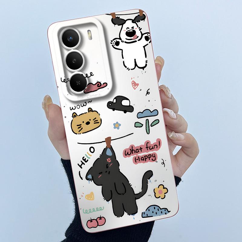 Case For Realme C71 4G Cute Panda Sweet Girls Cats Silicone Soft Back Cover For RealmeC71 4G Ultrathin Anti-Scratch Protective