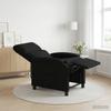 Massage Relax Chair Black Fabric