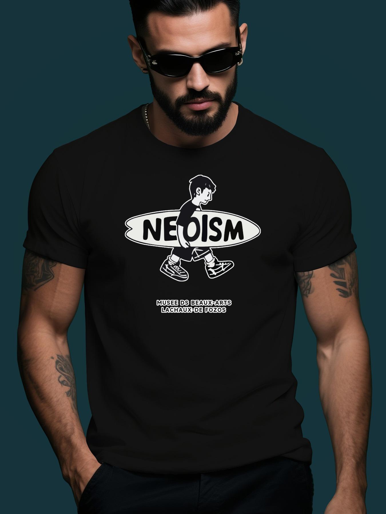 NEOISM Surfing Teen Trendy Streetwear Summer Casual Crew ... XXXXL