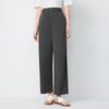 Elva' Island Women's Deep Gray High-Waist Straight-Leg Casual Pants