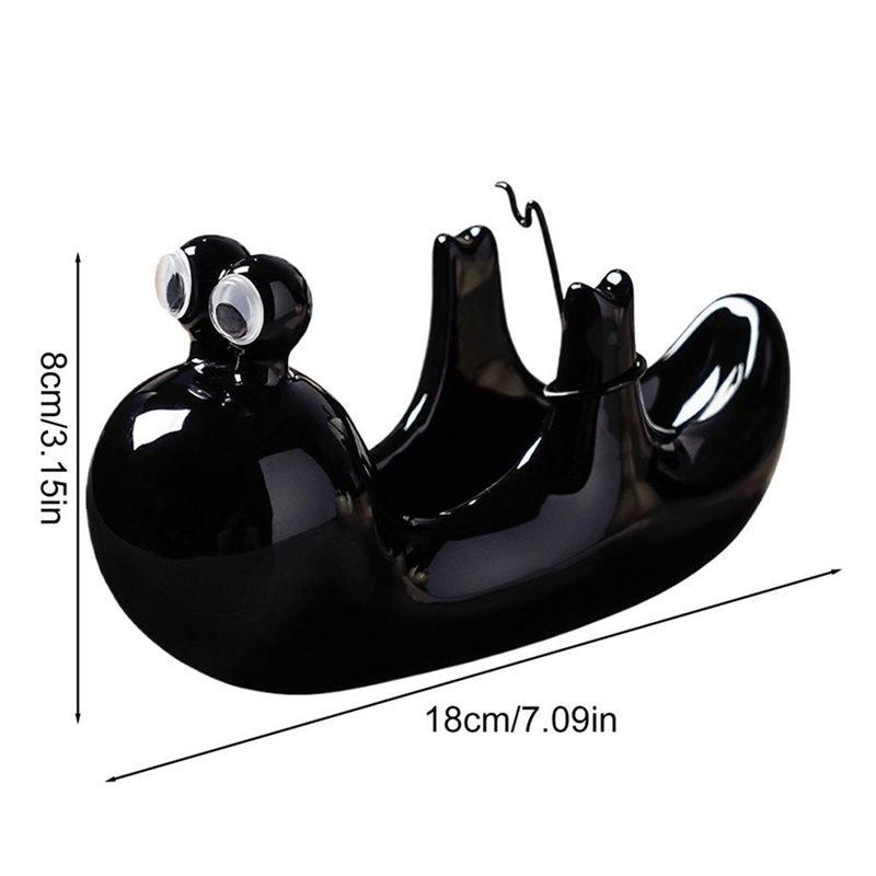 A25F-Coil Holder Snail Gnat Coil Holder Stand Artistic Decoration For Hiking Camping Pool Outdoor Relaxation
