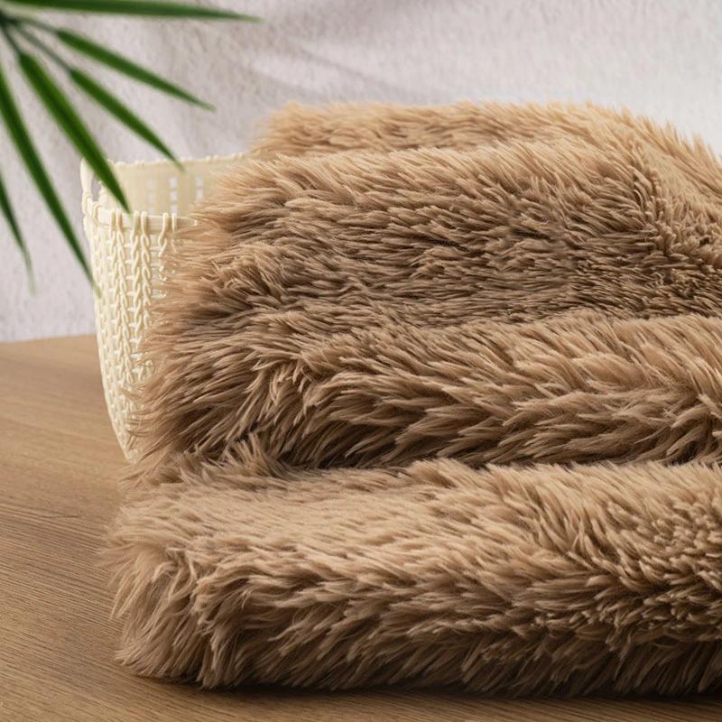 50x160cm Imitation Rabbit Fox Animal Costume Fursuit Fur Plush Fabric Counter Display Background Plush Fabric DIY Handmade