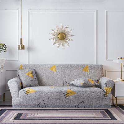 Chic Milk Silk Printed Sofa Cover Non-Slip Adjustable Slipcover Light Luxury Durable Perfect for Living Room Bedroom Decor