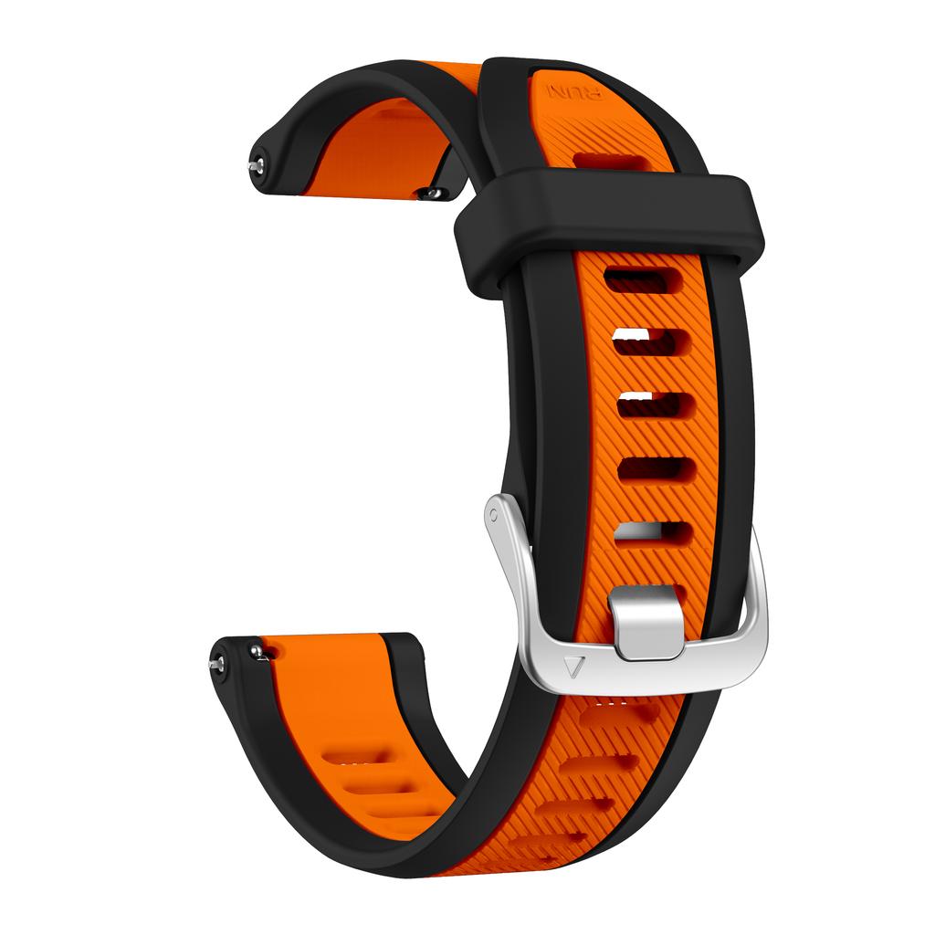 QuickFit Dwukolorowy Silikonowy Pasek Sportowy Do Zegarka Garmin Forerunner 165 570 42mm 245/Vivoactive 6 5/Venu 2 Plus Sq Paski Do Zegarków