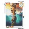 Jesus Reaching Full Round Drill Diamond Painting Kit DIY Sparkle Art Canvas for Adults Relaxing Craft and Home Decoration Gift Idea Set