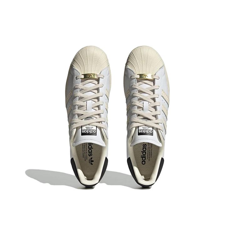 Adidas Superstar Debossed Stripes - Wonder White Black Unisex Sneakers Footwear-White Core-Black ID4675