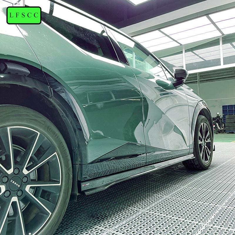 Carbon Fiber Body Kit for 2023 Zeekr X: Includes Front Lip, Side Skirts, and Rear Lip for Easy, Non-Destructive Installation.