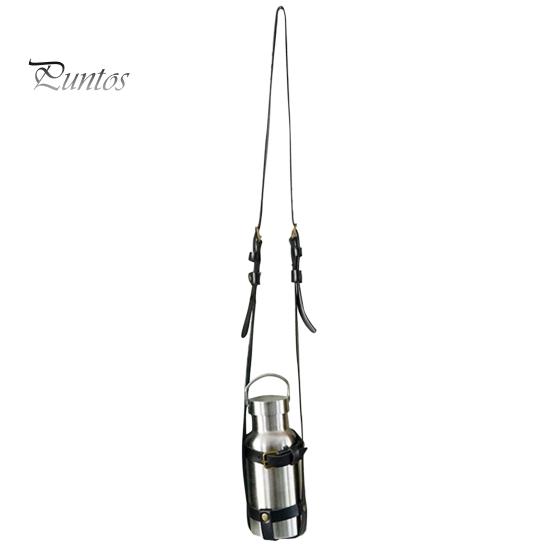 

Переноска для бутылки с водой через плечо, удобная для переноски, длительный срок службы, одноцветная полая сумка для чашки с водой для улицы