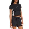 adidas Womens Essentials 3-Stripes Slim Baby T-Shirt Black/White Women Streetwear JC8325