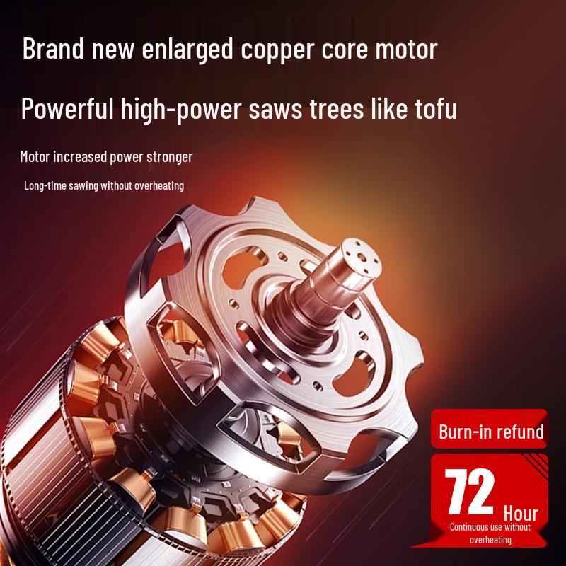 Chuangyi 220V Handheld Electric Chainsaw - Multifunctional Plug-in Felling Saw for Home Use