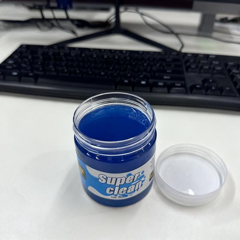 

Eco-Friendly Reusable Blue Cleaning Gel, Multi-Purpose Dust Cleaner Gel for Keyboard, Car Vents & Small Gaps blue