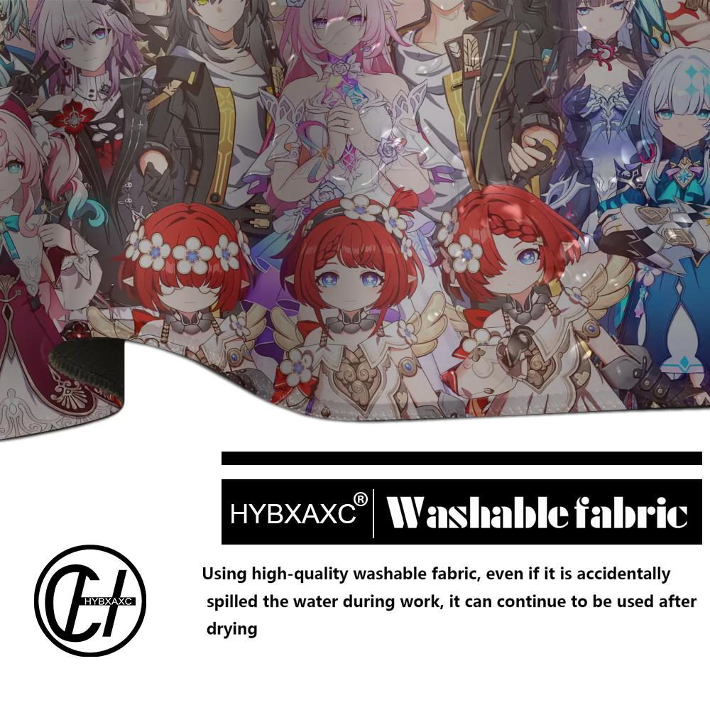 New Non-slip Amphoreus Chrysos Heir Mouse Pad Rubber Mats Honkai Star Rail Cyrene Phainon Mousepad Computer Accessories